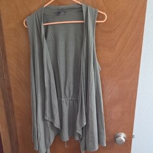 Olivia Sky Olive Green Sleeveless Top